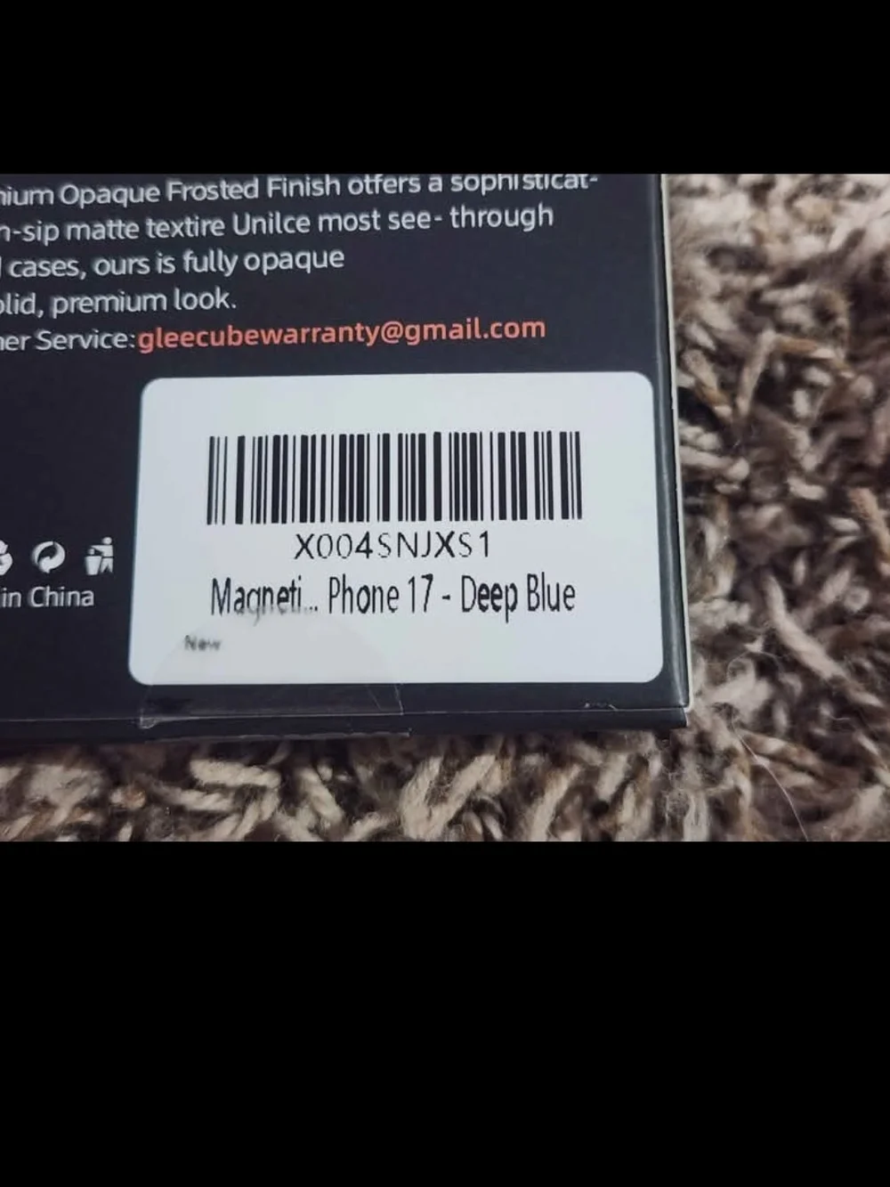I Phone 17 MagSafe Compatible Navy Blue Silicone Phone Case